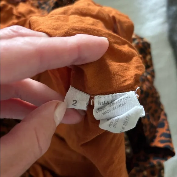 Ulla Johnson Mariana Puff Sleeve V-Neck Mini Dress Size 2 - Picture 16 of 16